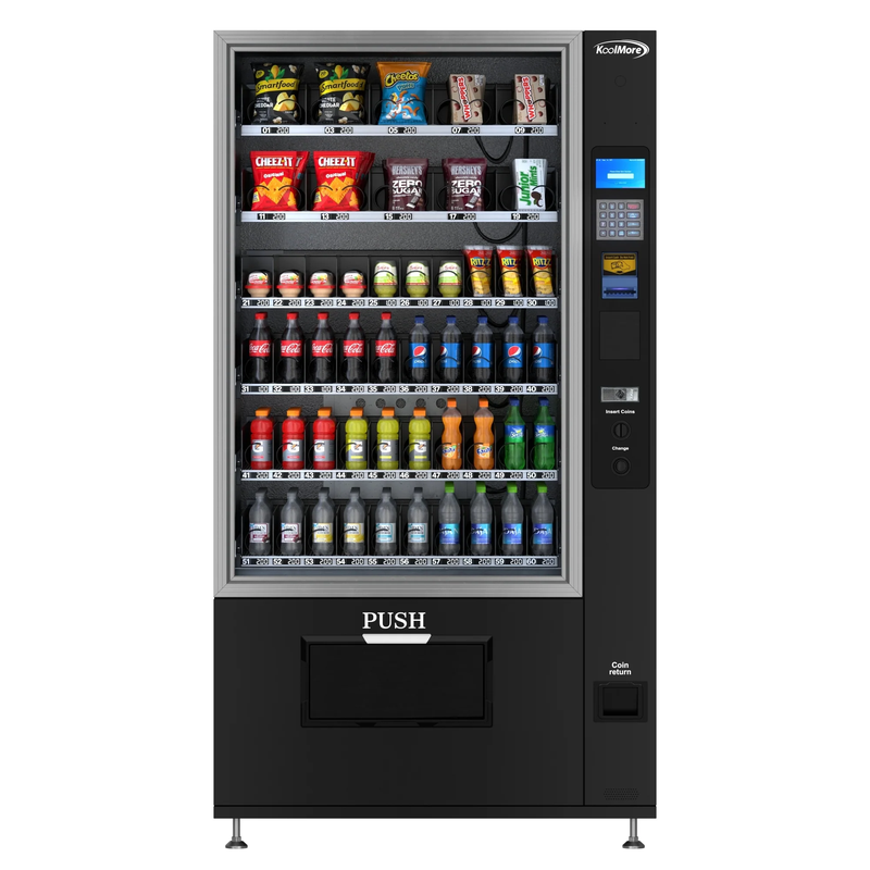 KoolMore Refrigerated Combo Snack and Drink Vending Machine - 60 Slot