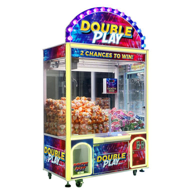 Double Play Toy Claw Machine Angle Left View