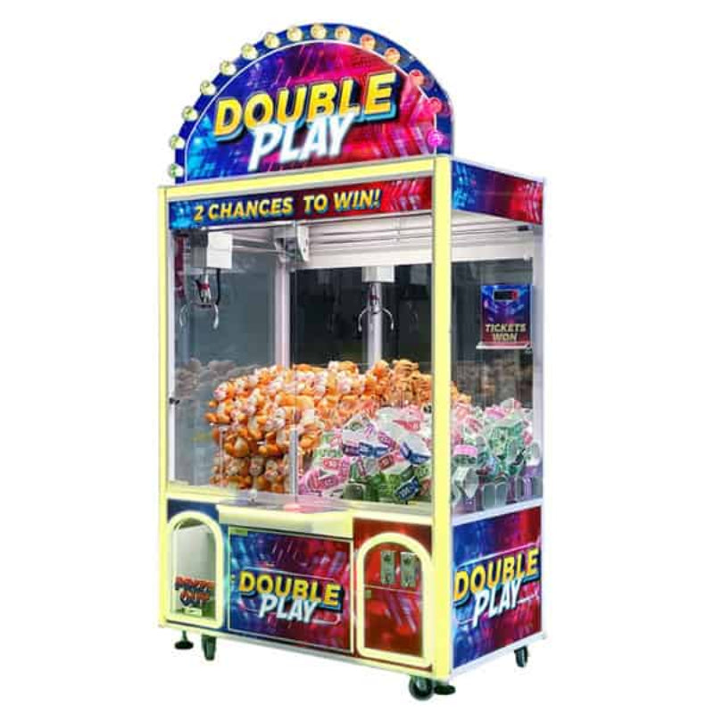 Double Play Toy Claw Machine Angle Right View