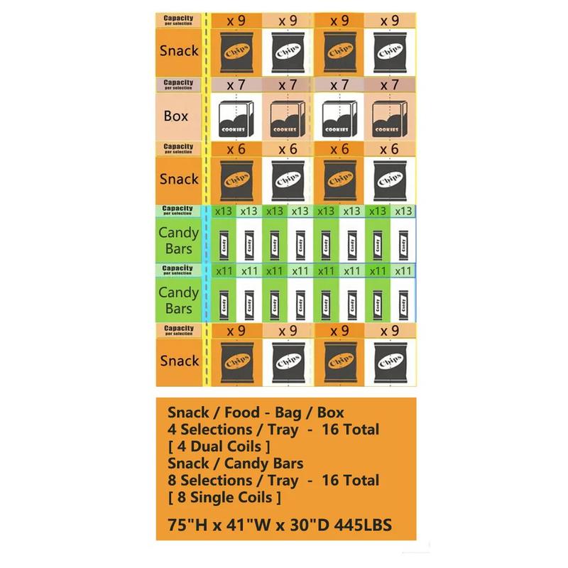 Epex F632 Snack Vending Machine