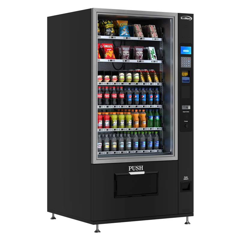 KoolMore Refrigerated Combo Snack and Drink Vending Machine - 60 Slot