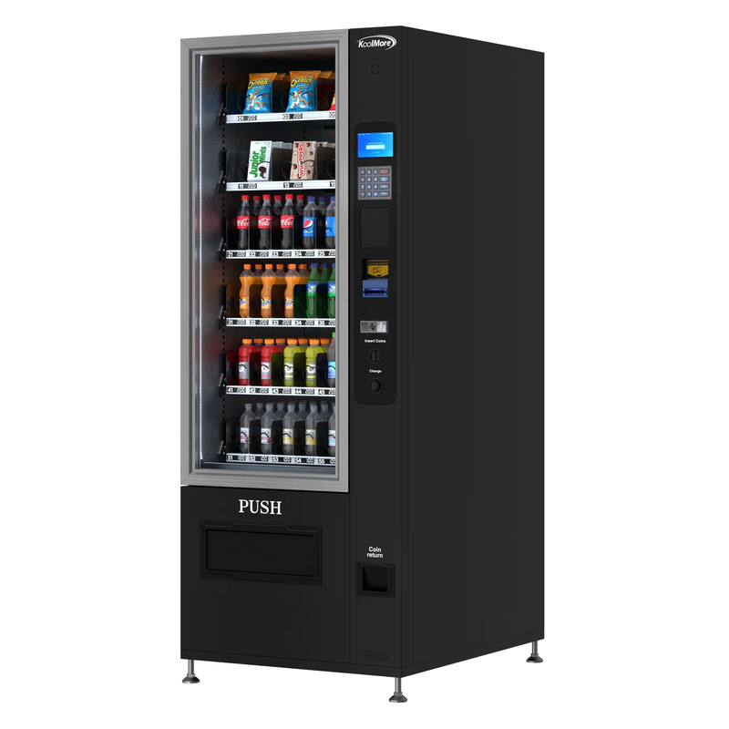 KoolMore Refrigerated Combo Snack and Drink Vending Machine - 36 Slot